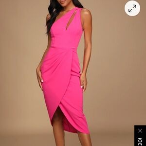 Lulus Hot Pink Dress - Size S